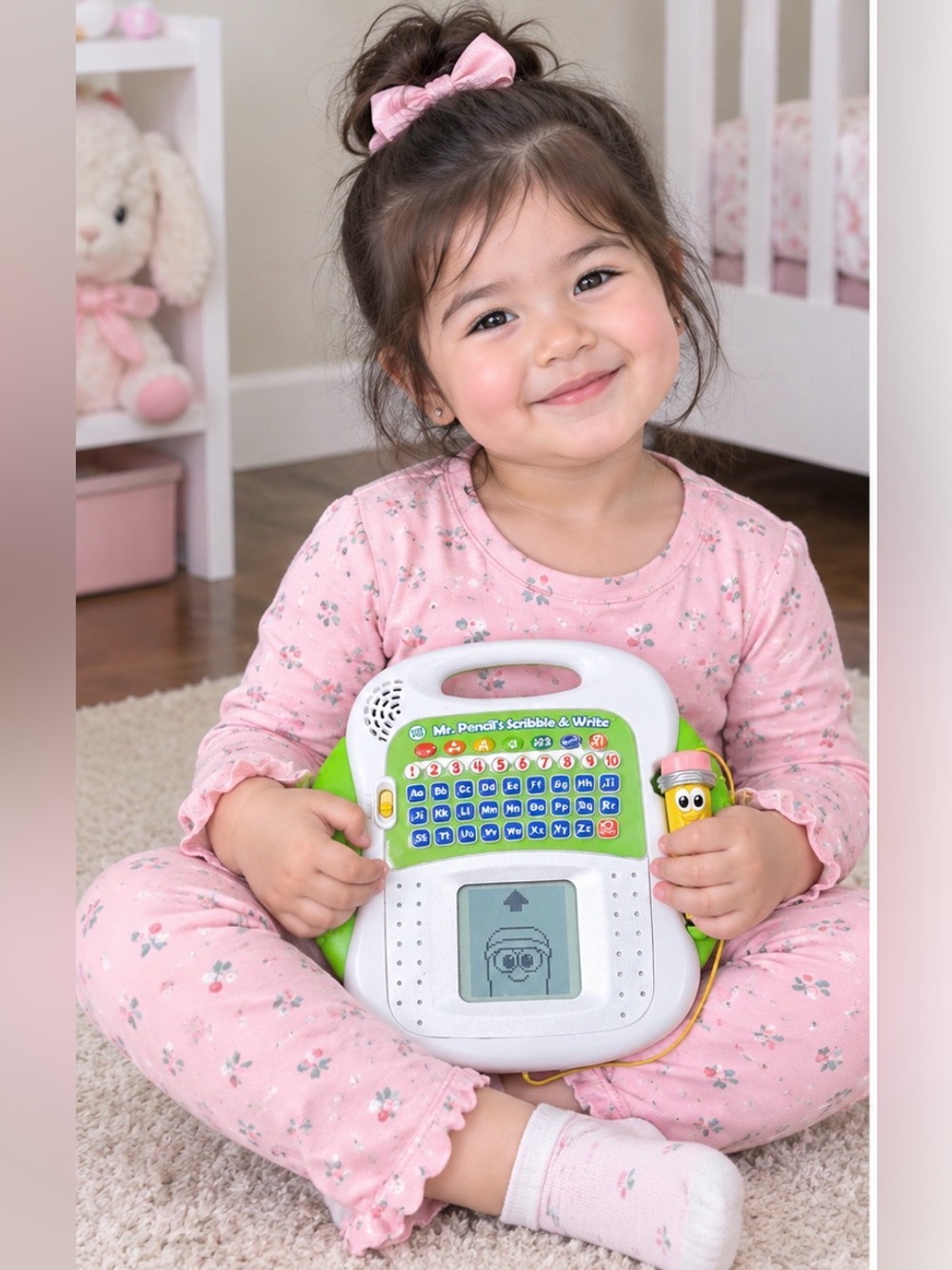 Mr. Pencil Scribble & Write Learning Tablet - Green/White